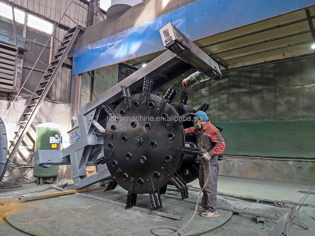 1200-3000mm ホイール型 ソーヤ豆残留物/トウモロコシの茎 ターナー機
