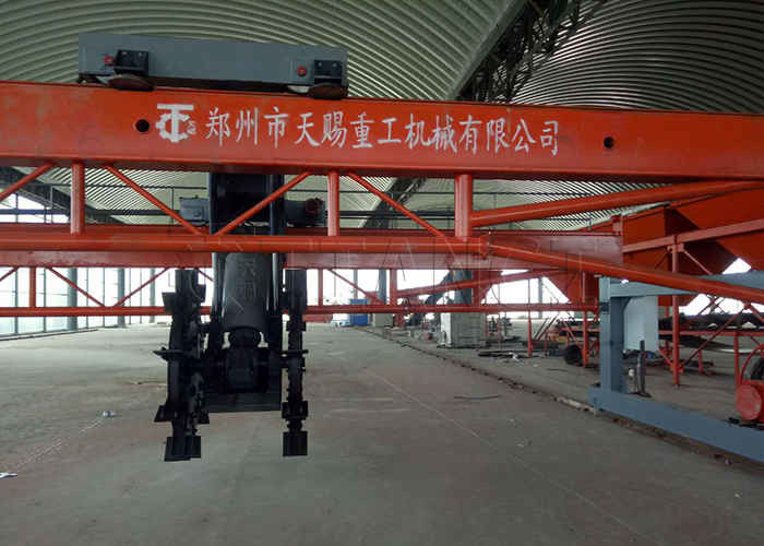 150~400m3/h 容量 有機廃棄物 堆肥 トナー 機械 輪 タイプ