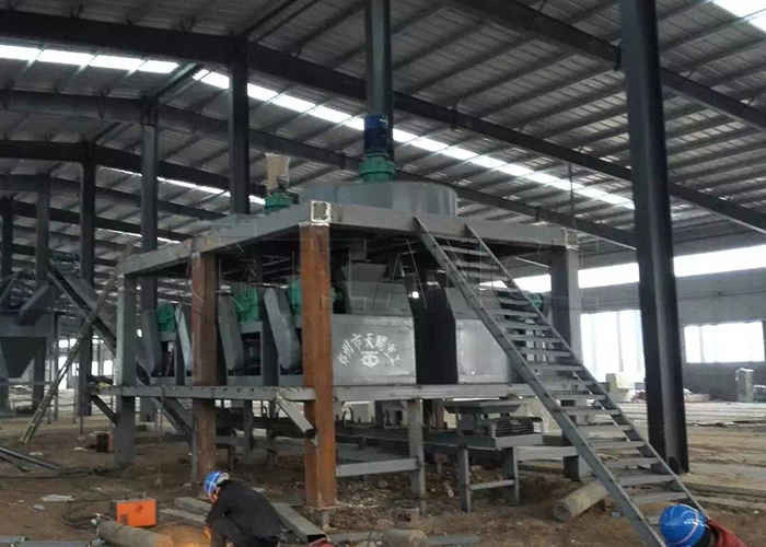 ローラープレス Granulator 化合物肥料生産ライン NPK 肥料製造機械