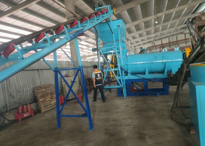ボール型肥料 granulator プラント 有機肥料生産ライン