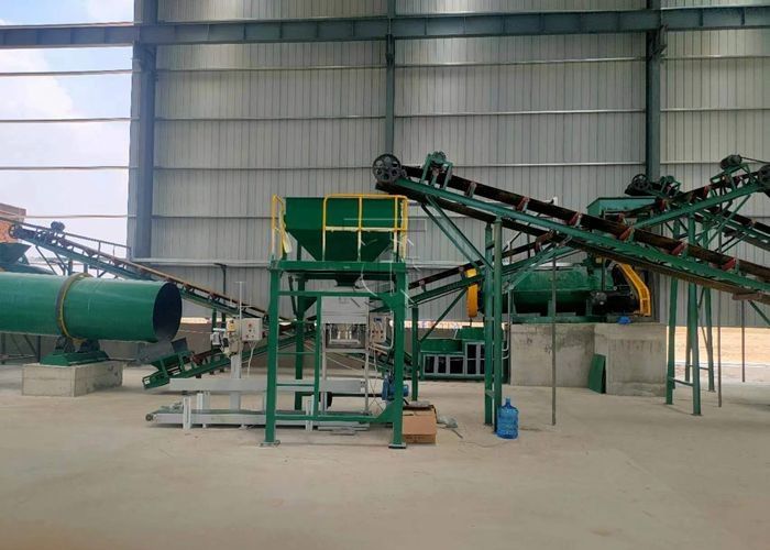 ボール型肥料 granulator プラント 有機肥料生産ライン