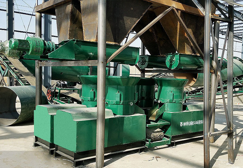 木材ペレット製造機械 家畜と家禽の肥料 granulator 生産ライン 有機肥料の生産設備