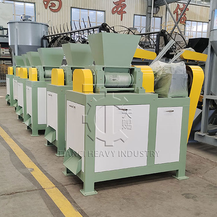 乾燥粉末 ダブルローラー granulator 硫酸アモニウム granulation 設備 肥料 granule 製造 機械