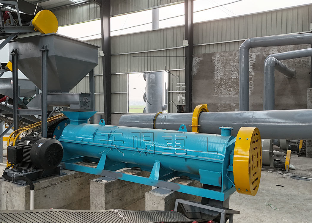 単純な小さな有機肥料の生産ライン 設備の完全なセット トート土 ヒウム酸肥料の生産ライン