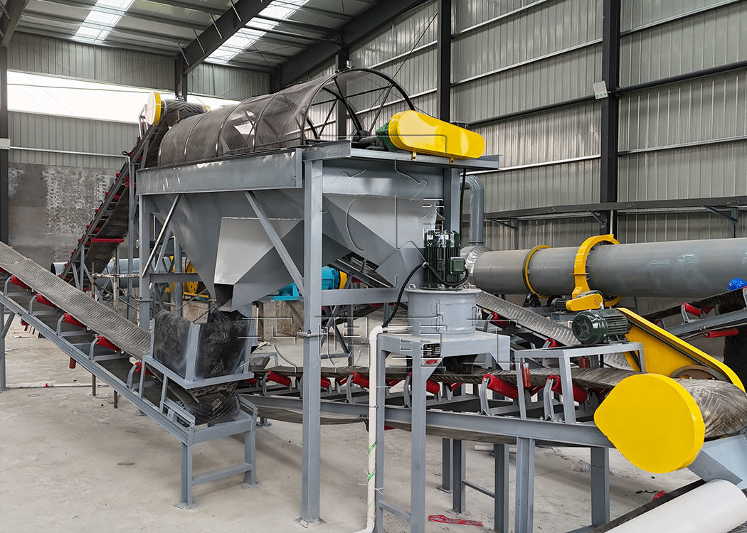 単純な小さな有機肥料の生産ライン 設備の完全なセット トート土 ヒウム酸肥料の生産ライン