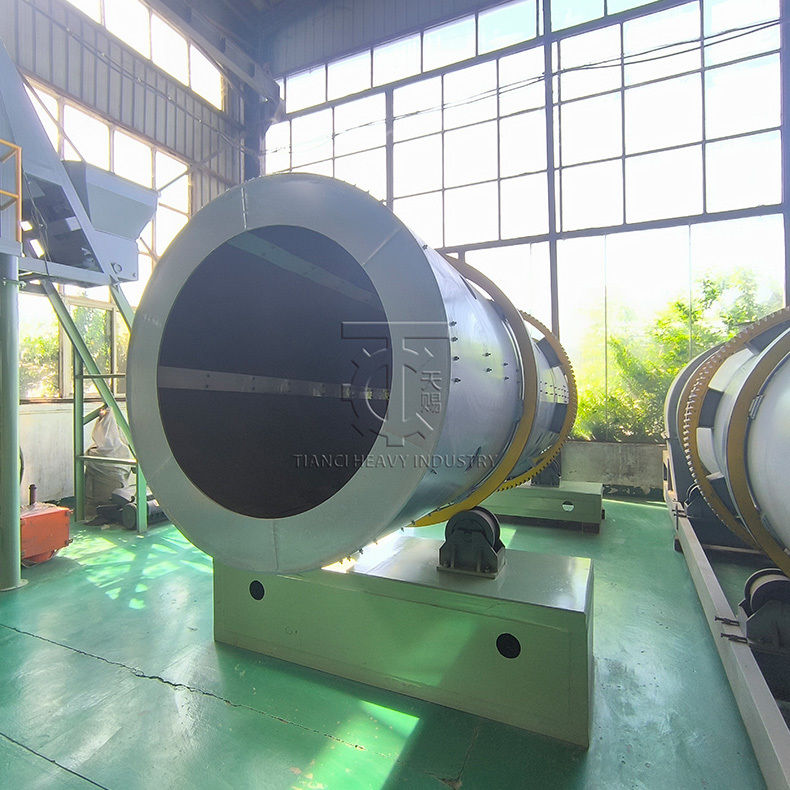 ロータリー ドラム granulator の魔法_ 球状の粒にリン酸粉を変換する