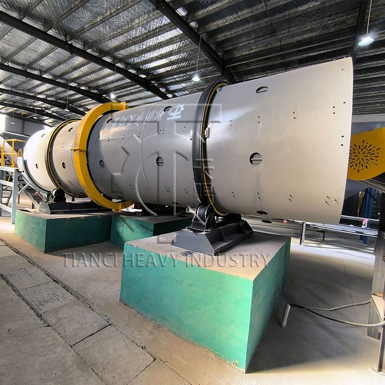 MAP 粒状結晶モノアンモニウム複合肥料工場向け造粒ドラムを備えたロータリードラム造粒ライン