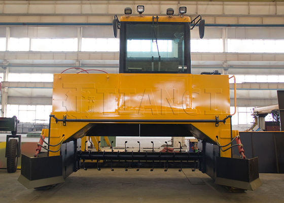 有機肥料発酵堆肥化機械 クローラー型 粉砕堆積の有酸素分解