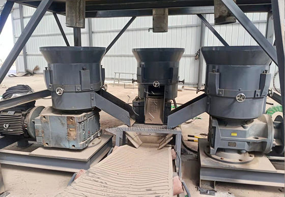 ベントナイト粒剤生産ライン DAP肥料製造機械 フラットダイ粒剤生産ライン